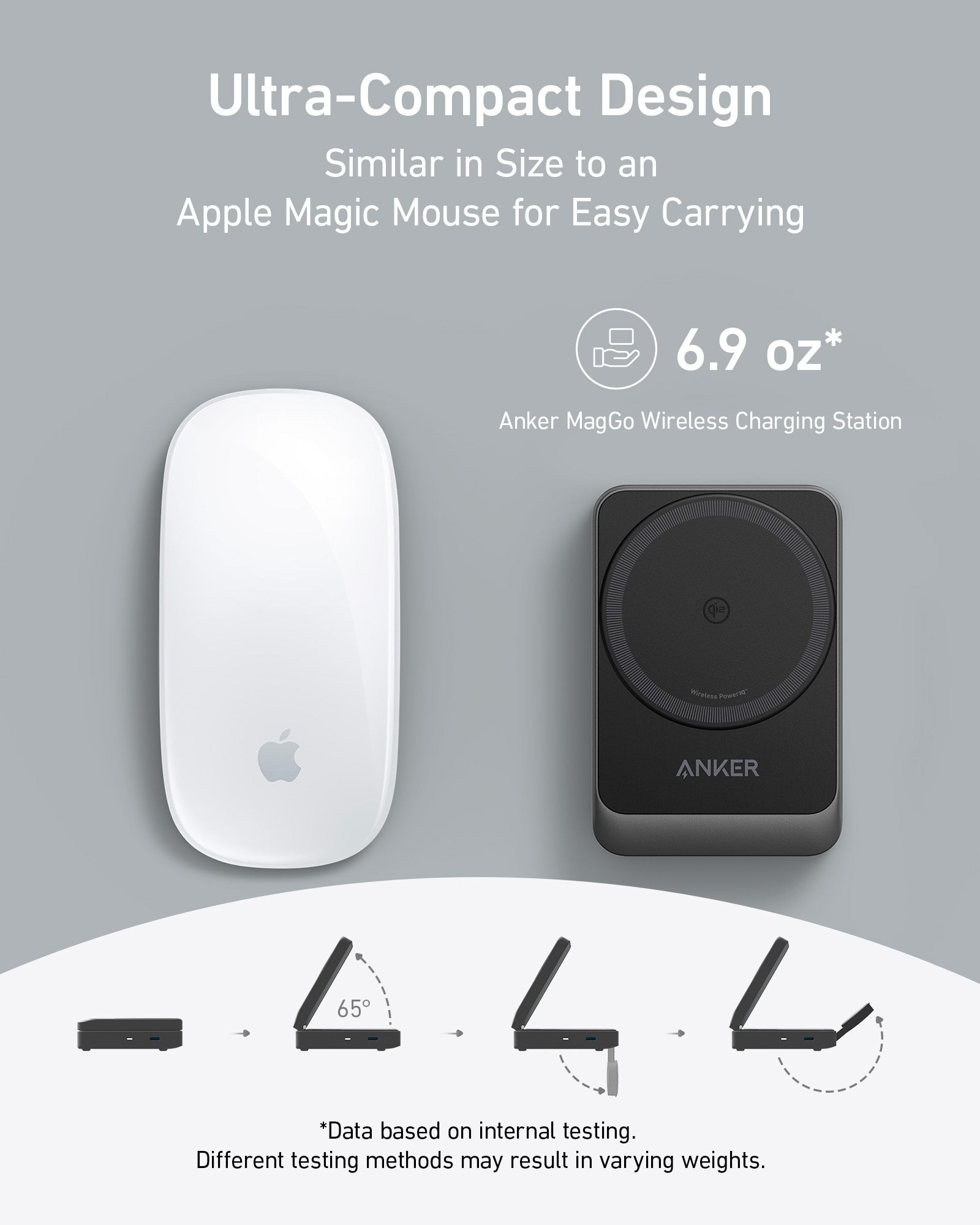 Anker MagGo Wireless Charging Station (15W, Foldable 3-in-1) Anker MagGo Wireless Charging Station (15W, Foldable 3-in-1)